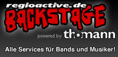 regioactive.de Backstage -
Alle Services für Bands und Musiker